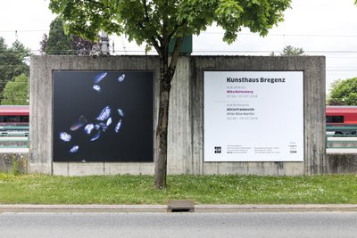 Installation view After Blue Marble, KUB Billboards, 2018