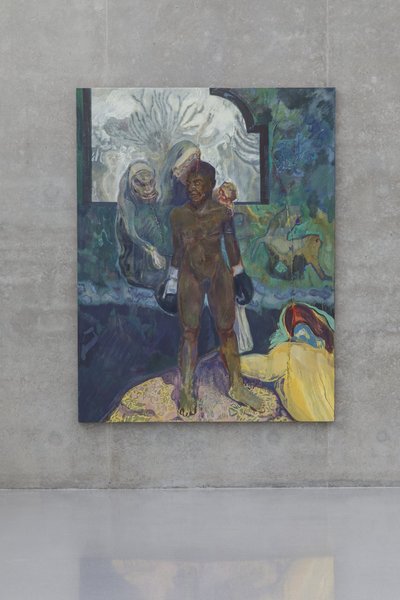 Michael Armitage, Ausstellungsansicht 2. Obergeschoss Kunsthaus Bregenz, 2023