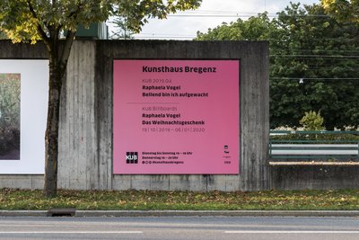 Installation view KUB Billboards, 2019