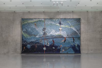 Installationsansicht 1. Obergeschoss Kunsthaus Bregenz, 2021
