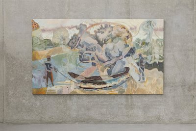 Michael Armitage, Ausstellungsansicht 3. Obergeschoss Kunsthaus Bregenz, 2023