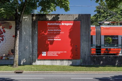 Installationsansicht KUB Billboards, 2022
