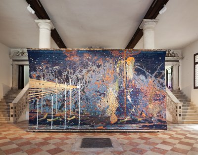 Installation view KUB in Venice, ground floor Scuola di San Pasquale, 2022