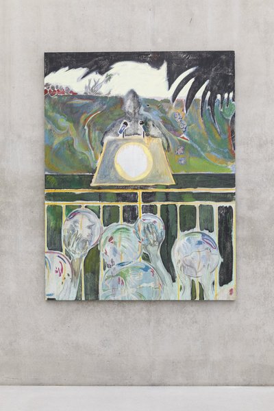 Michael Armitage, Ausstellungsansicht 1. Obergeschoss Kunsthaus Bregenz, 2023