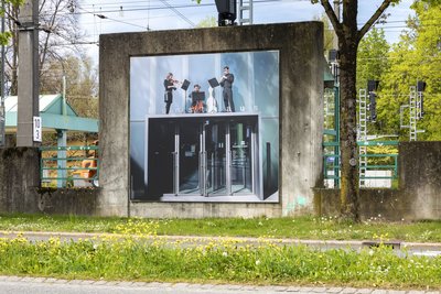 Installation view KUB Billboards, 2020